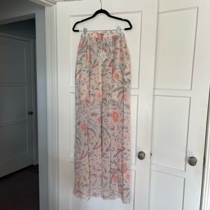 by egreis long floral skirt (new) - nwt - size medium